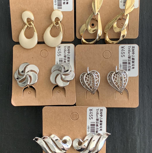 【苏州】美国TRIFARI中古耳饰 商品图0