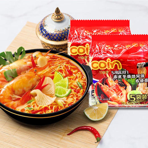 七咔呢泰式冬荫功风味方便面350g（泰国） 商品图3
