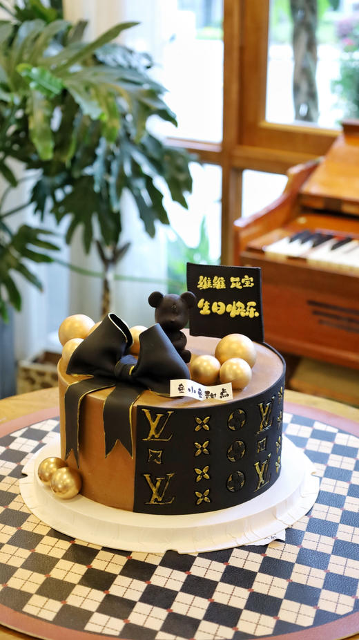 棕色LV蝴蝶结小熊 商品图0