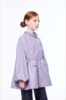 【春上新】【秋季新品】8楼 琳麦罗 LYNN&MILO 紫色微皱油蜡皮感插肩袖短款夹克 商品缩略图3