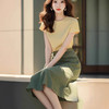 减龄夏季搭配一整套时尚短袖半身裙两件套装女 商品缩略图1