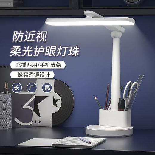 【积分】护眼充电插电台灯 商品图5