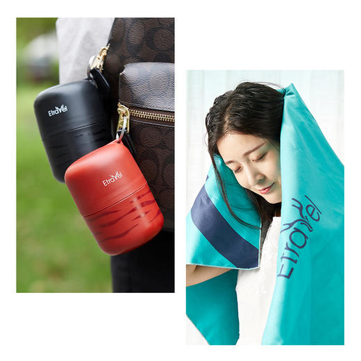 易旅（ETRAVEL）旅行运动毛巾盒套装MJH01 商品图3