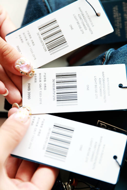 女王丹宁牛仔包。头层牛皮+金属五金，月牙儿腋下包单肩包C080358 商品图2