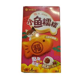 好丽友6枚小鱼糯糯糯米红豆味派