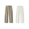 [商场同款]森马休闲裤女纯色工装裤2025秋新款半松紧腰宽松弯刀裤 商品缩略图4