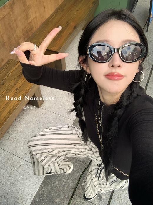 Read Nameless/黑色瘦瘦拉链上衣 2025/8/4 商品图2