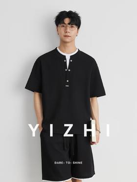 【亨利假两件套装】亦止2025全新男士休闲运动套装