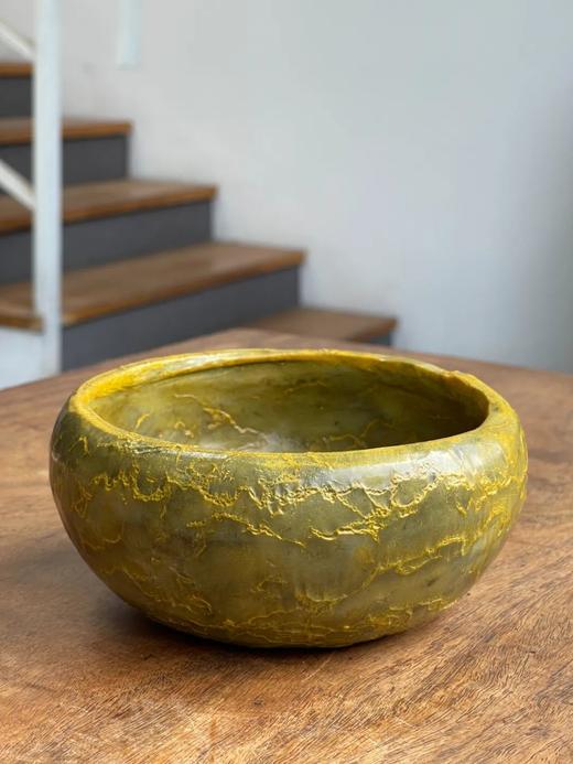 青黄玉雕僧人手持佛钵，顺丰包邮 商品图4