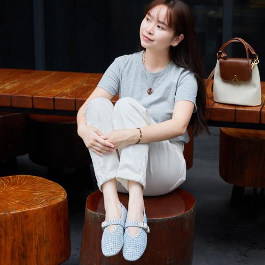 Sacha编织玛丽珍单鞋|PP草鞋面+羊皮鞋垫，舒适透气，温柔百搭 商品图2