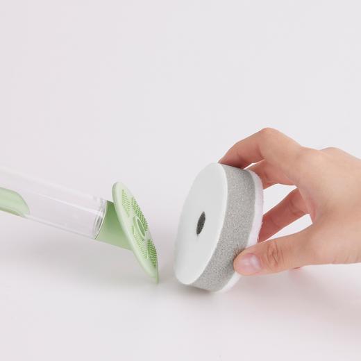 IKEA 洗碗海绵擦3件套（手柄可添加洗涤剂）浅绿色 商品图7