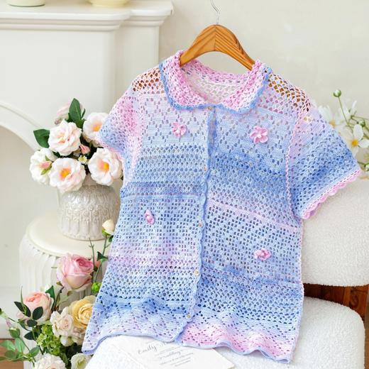 苏苏姐家落英蕾丝开衫-儿童版手工diy编织钩针蕾丝线材料包 商品图1
