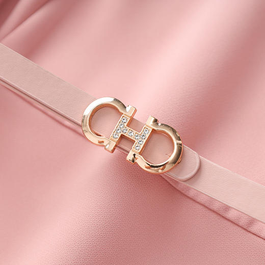 「高货wl」全新升级【铂金会员321/天猫429/差价108】(44542)洛诗琳轻奢气质镶钻连衣裙2025夏季新款收腰显瘦鱼尾裙女 商品图3