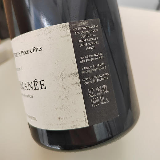 佛瑞庄园沃恩罗曼尼红1.5L  2022  酒标墨染不均介意勿拍 商品图1