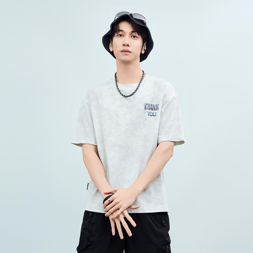 【新品上新】HX 夏季圆领短袖T恤S102522053101 商品图0