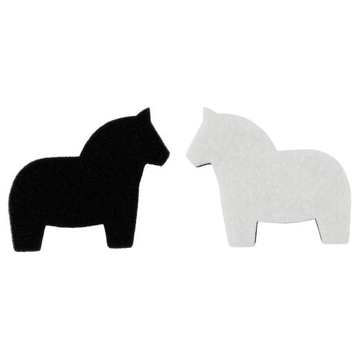 IKEA HÄSTHAGE 海斯豪格 海绵擦 黑色/白色 商品图0