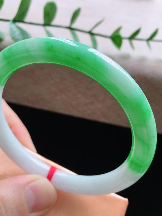 53-54圈口圆条翡翠手镯 商品图4