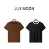 LILYMOON【马油口袋T恤】夏季撞色领短袖T恤 商品缩略图4