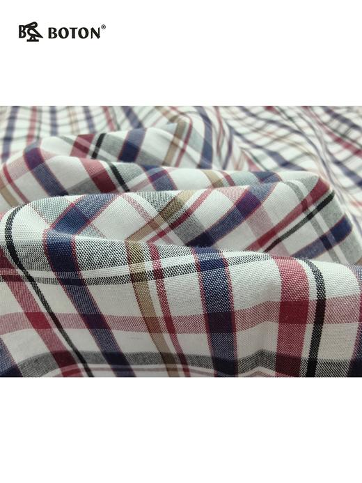 【第2件半价！尾货清仓不退换】波顿女士格仔短袖全棉衬衫LS387 商品图5