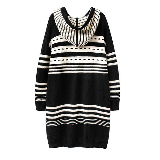 【新颖显品味】100纯山羊绒连帽加厚大衣外套女CYR240157 商品图5