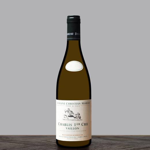 【JM93·夏布利标杆名家杰出一级园】2022 莫罗酒庄牌一级园莎布利“华雍园”干白 Domaine Christian Moreau Chablis 1er Cru Vaillon 商品图1
