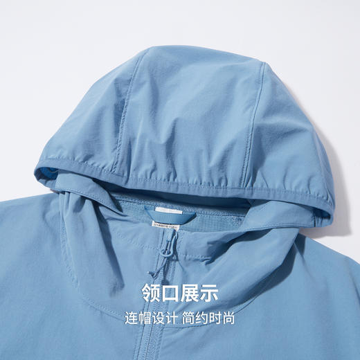 【防水防晒】圣得西休闲夹克2025秋新款凉感运动商务风连帽男外套 商品图6