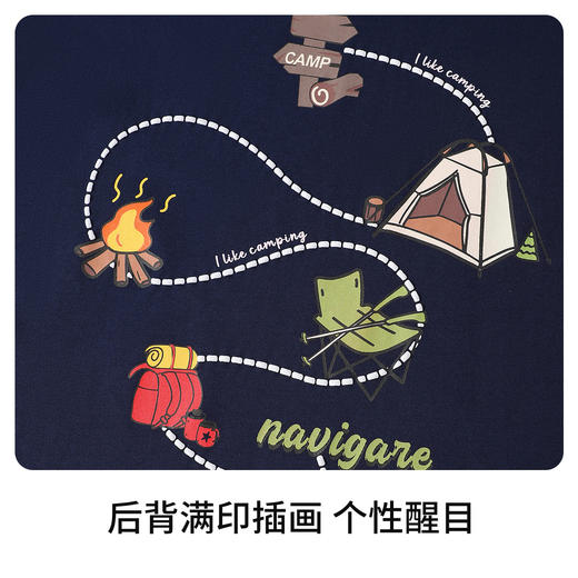 【纳维凯尔】【120-165】Navigare小帆船男童春秋款假两件长袖T恤 商品图10