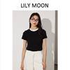 LILYMOON【马油口袋T恤】夏季撞色领短袖T恤 商品缩略图3