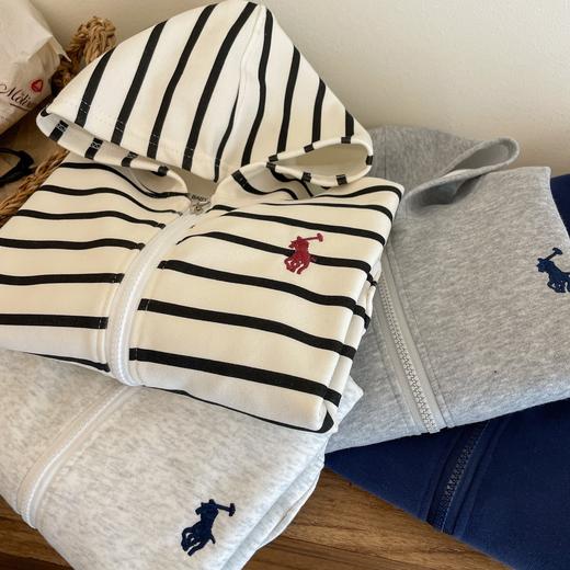 【3-5天发货】【29.9元/件起】儿童刺绣连帽外套秋款棉纺混合面料软糯舒适男童女童开衫 商品图1