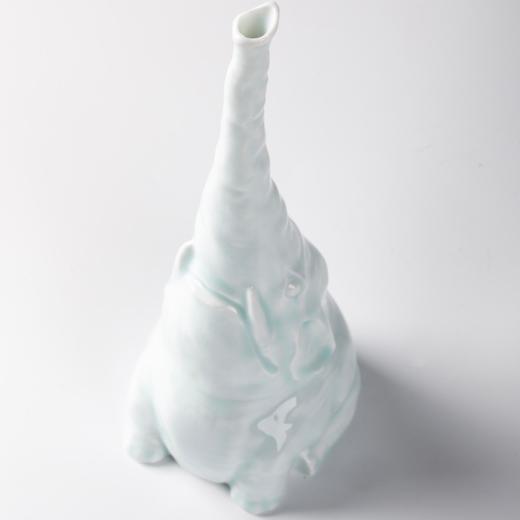 不仁斋 薛继业 陶瓷雕塑 白瓷大象 商品图6