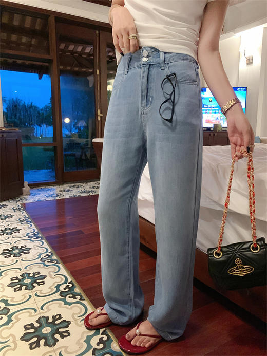 <曾小咸推荐>3.27现货秒杀 ！微信超特价！天丝加长冰丝牛仔裤 日常169.99 立减70 秒杀99.99！！ 商品图6