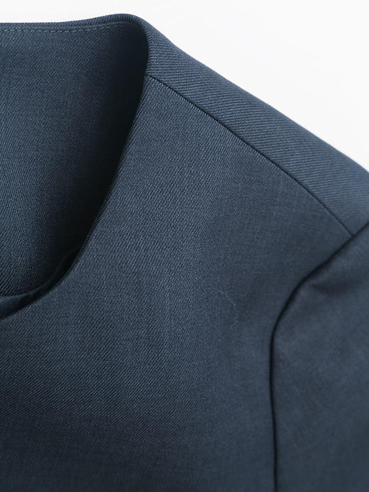 质感爆棚！藏青色简约西装外套 经典剪裁解锁百搭新风尚 商品图2