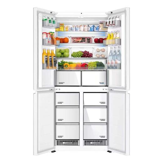 海尔 冰箱 BCD-615WGHTD2IS4U1 615升 十字对开门 风冷 变频 一级能效 零距离自由嵌入式  AI智净系统  日晕颜色 钢化玻璃面板 电脑控温 触摸操控 商品图4