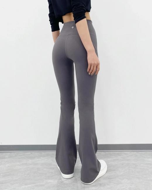 点此购买 LULU露露柠檬女士瑜伽运动打底裤阔腿喇叭裤 ly 326037 商品图6