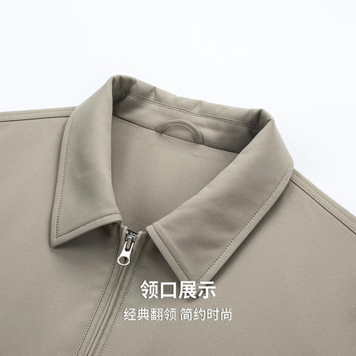 【易打理】圣得西男士翻领夹克2025年秋季新款时尚百搭休闲外套 商品图6