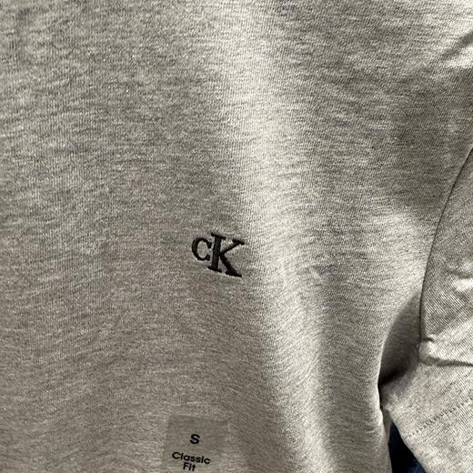 Calvin Klein Jeans/CK 女士夏季经典版纯棉绣标休闲圆领短袖T恤 商品图3