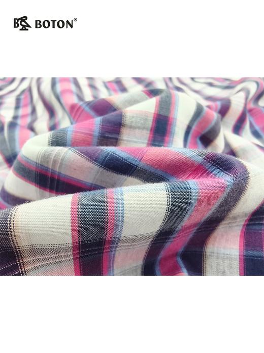 【第2件半价！尾货清仓不退换】波顿女士短袖格仔衬衫LS391 商品图3