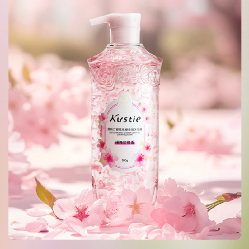 蔻斯汀樱花花瓣香氛沐浴露580G     250701