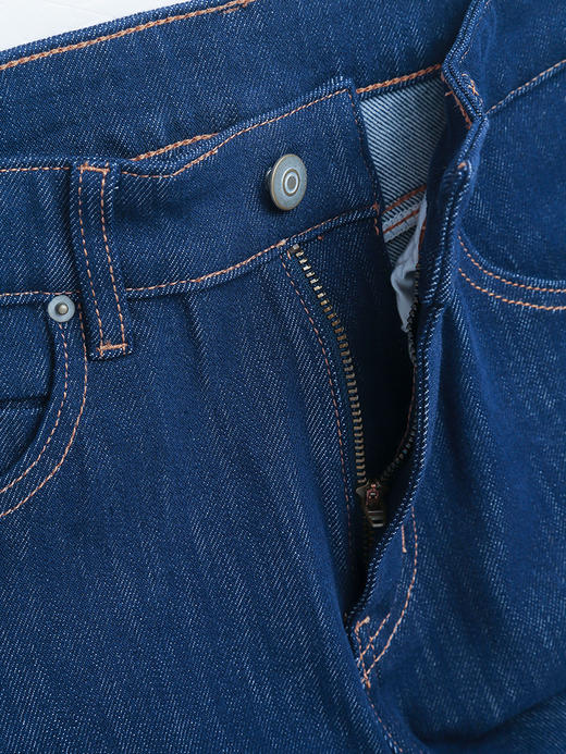 复古回潮！经典深蓝色微喇牛仔裤 显瘦显腿长必备 商品图2