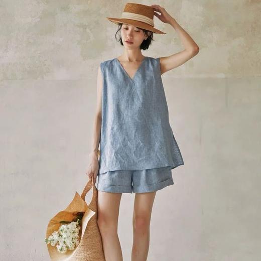 Gesamy法式棉麻无袖套装｜不用凹造型，迎面而来的慵懒高级【3-7天发货】 商品图6