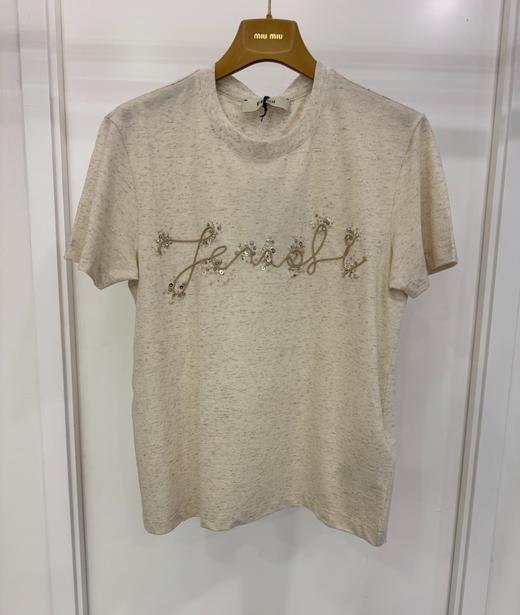 女款刺绣短袖T恤011 商品图0