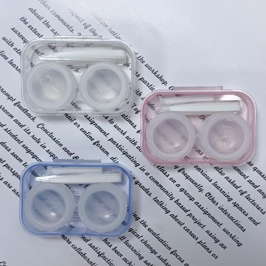 新款简约款ins风隐形眼镜盒便携双联盒美瞳盒伴侣盒双联盒5015 商品图2