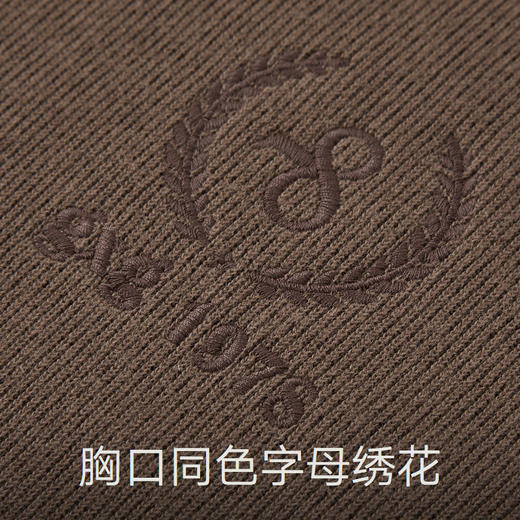 gxg.jeans男装 多色小标刺绣简约休闲宽松立领半开襟卫衣25秋热卖 商品图4