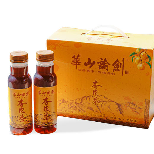 华山论剑·新疆特色杏皮茶300ml*6瓶  丝绸之路传统饮品 商品图0