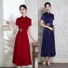 GX现代改良新中式长款旗袍大摆裙2025夏季新款日常可穿旗袍裙 商品缩略图0