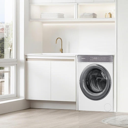 卡萨帝（Casarte）滚筒洗衣机全自动白色精华洗快净省 10公斤洗烘一体 超薄纯平嵌入 直驱电机 智能投放 揽光CE HB10LDWBU1 商品图0