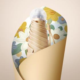 【即刻降温 轻面易举】FIYU小金伞4.0升级款 晴雨两用 钛金隔热降温 体感降温16℃ UPF50+ 紫外线阻隔率99% 小巧精致 轻盈便携/春日芳