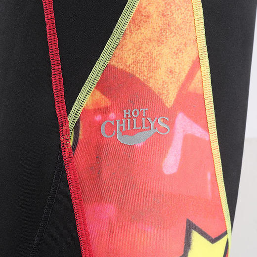 [清仓]HOTCHILLYS红辣椒男户外跑步裤训练健身运动排汗打底紧身裤黑色速干长裤子 商品图1