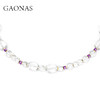 GAONAS 浮光纱 中式贵气清丽白珠项链11568XW 商品缩略图1