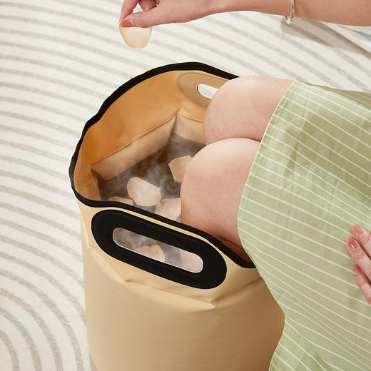 薇薇自用安利！！质感超好！可折叠收纳！彻彻底底爱上泡脚了， SPA 级泡脚享受🛀【初心便携折叠泡脚桶】加厚材质持久保温✅.无异味.耐高温. 商品图3